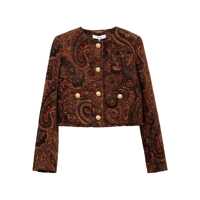 Sacouri Chloé Cotton Blend Jacquard Blazer Femei