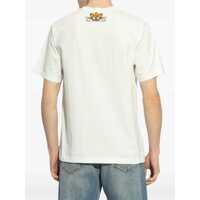 Tricouri Kenzo pentru Barbati - Tricouri Kenzo White T-Shirt With Happy Tiger Print On The Front In Cotton Man WHITE Barbati (BM 18559281) - B-mall.ro