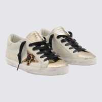 Incaltaminte Golden Goose Dama - Sneakers Golden Goose Golden Goose Sneakers LIGHT BEIGE/DARK RED Femei (BM 18559536) - B-mall.ro