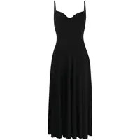 Rochii Norma Kamali Pleated Long Dress Femei