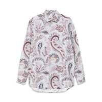 Camasi Etro Floral Paisley Cotton Shirt Barbati