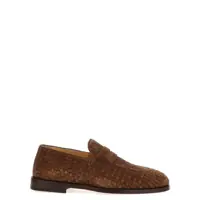 Mocasini Brunello Cucinelli Weaved Suede Penny Loafer Barbati