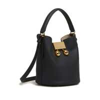 Genti de mana Marni Dama - Genti de mana Marni Marni Black Leather Trunkaroo Satchel Black Femei (BM 18561393) - B-mall.ro