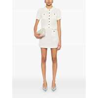 Fuste Self-Portrait Dama - Fuste Self-Portrait Self-Portrait Knitted Mini Skirt WHITE Femei (BM 18561447) - B-mall.ro