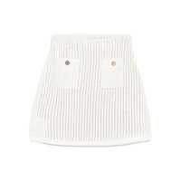 Fuste Self-Portrait Knitted Mini Skirt Femei