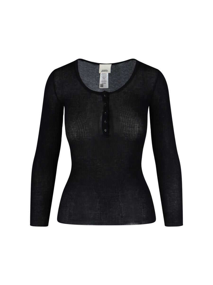 Topuri Isabel Marant Isabel Marant Top Black Femei (BM 18561453) 1