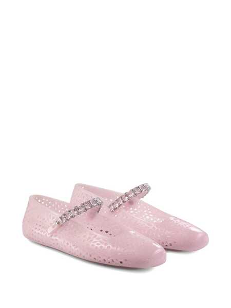 Balerini Jimmy Choo Jimmy Choo Flat Shoes PINK Femei (BM 18561507) 2