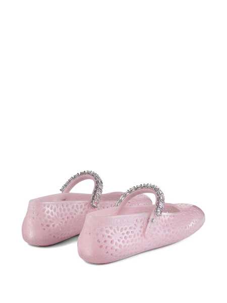Balerini Jimmy Choo Jimmy Choo Flat Shoes PINK Femei (BM 18561507) 3