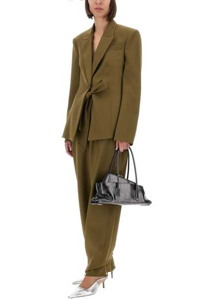 Sacouri office THE ATTICO Gabardine Jacket GREEN Femei (BM 18561985) 2