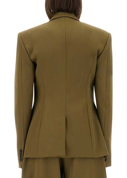 Sacouri office THE ATTICO Gabardine Jacket GREEN Femei (BM 18561985) 3