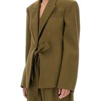 Imbracaminte THE ATTICO Dama - Sacouri office THE ATTICO Gabardine Jacket GREEN Femei (BM 18561985) - B-mall.ro