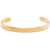Maison Margiela Open Bracelet With Logo GOLD