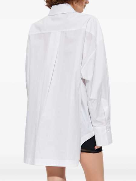 Bluze THE ATTICO Shirt Diana WHITE Femei (BM 18562036) 4