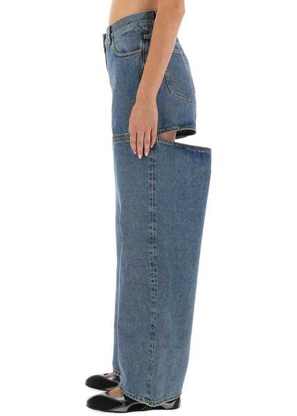 Blugi skinny THE ATTICO Long Denim Jeans DENIM Femei (BM 18562039) 4