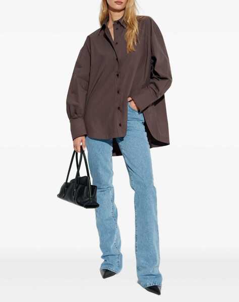 Bluze THE ATTICO Shirt Diana BROWN Femei (BM 18562045) 2