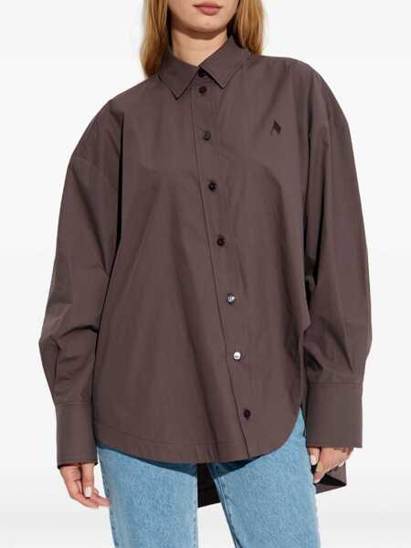 Bluze THE ATTICO Shirt Diana BROWN Femei (BM 18562045) 3