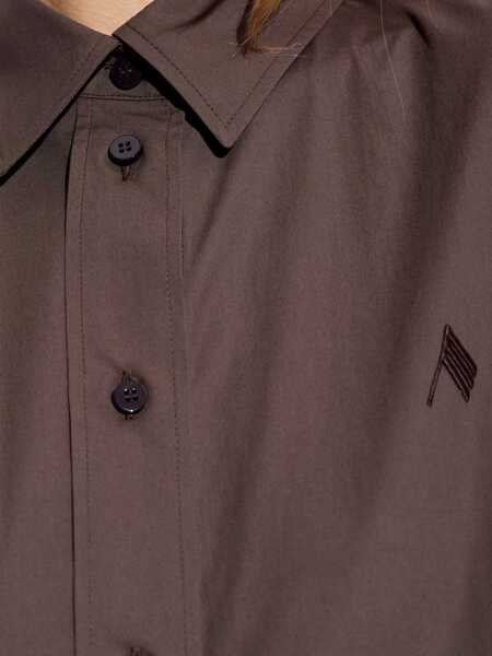 Bluze THE ATTICO Shirt Diana BROWN Femei (BM 18562045) 5