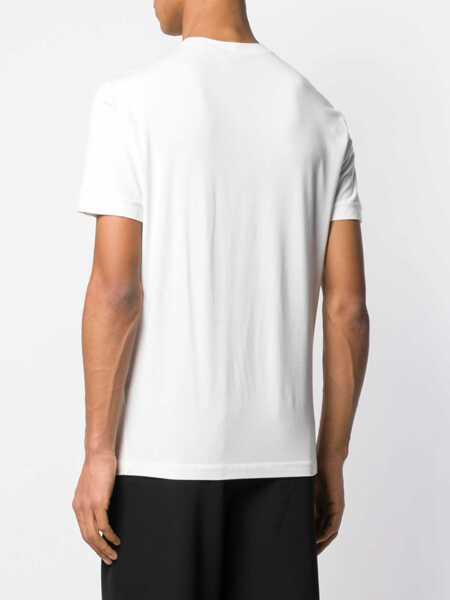 Tricouri Giorgio Armani Short-Sleeved Shirt WHITE Barbati (BM 18562063) 4