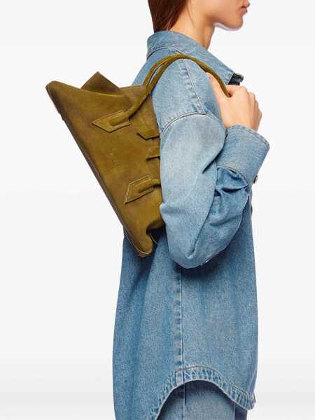 Genti de umar THE ATTICO The Walk Bag Small GREEN Femei (BM 18562096) 2