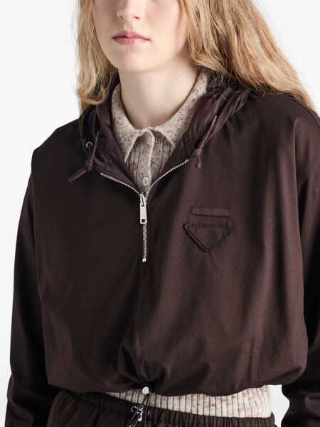 Pulovere Prada Prada Sweatshirts BROWN Femei (BM 18563043) 5