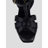 Pantofi Saint Laurent Dama - Pantofi cu toc Saint Laurent Saint Laurent Sandal Black Femei (BM 18563376) - B-mall.ro