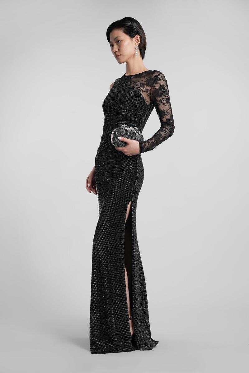 Rochii Self-Portrait Self-Portrait Long Dress Black Femei (BM 18563517) 2