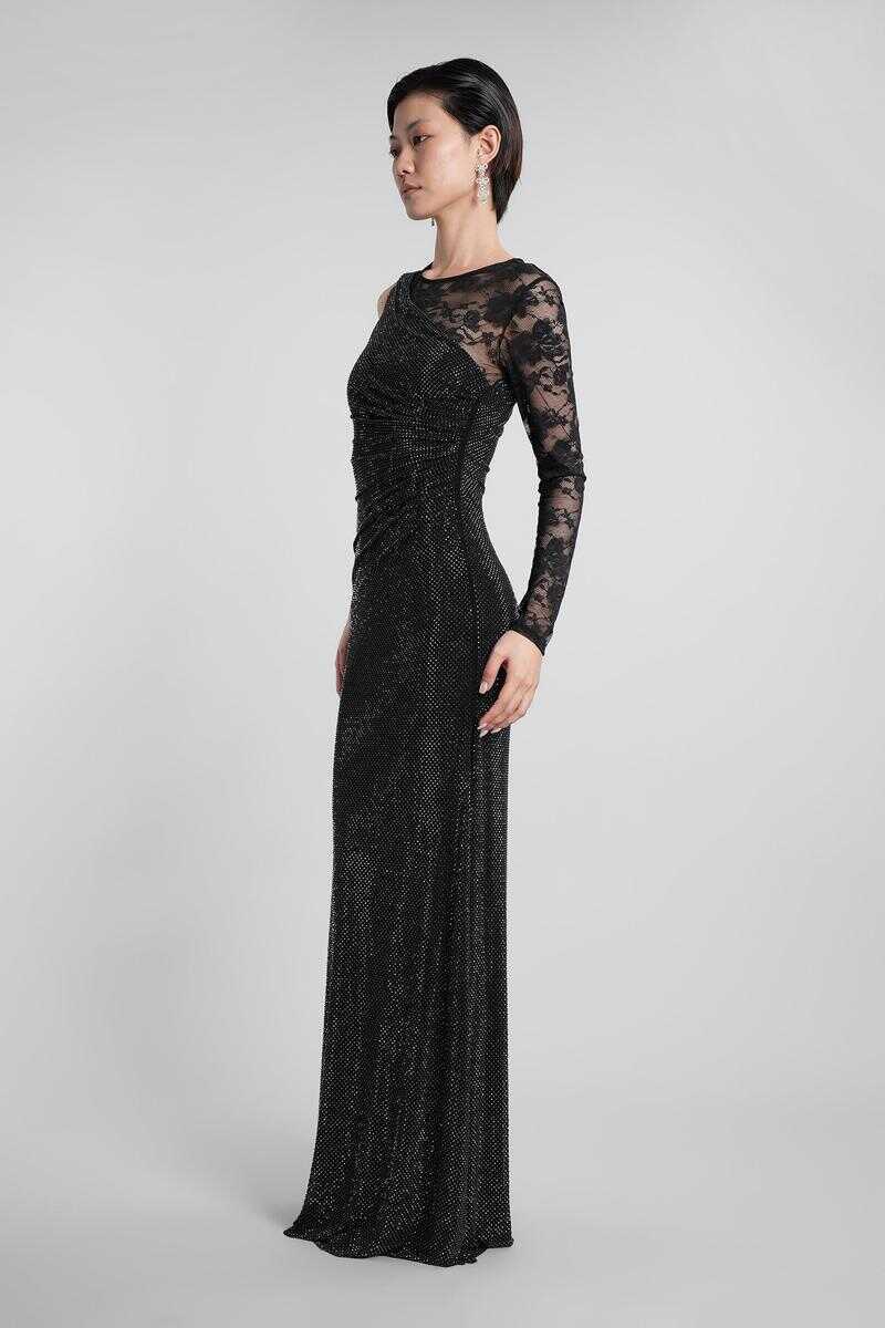 Rochii Self-Portrait Self-Portrait Long Dress Black Femei (BM 18563517) 4