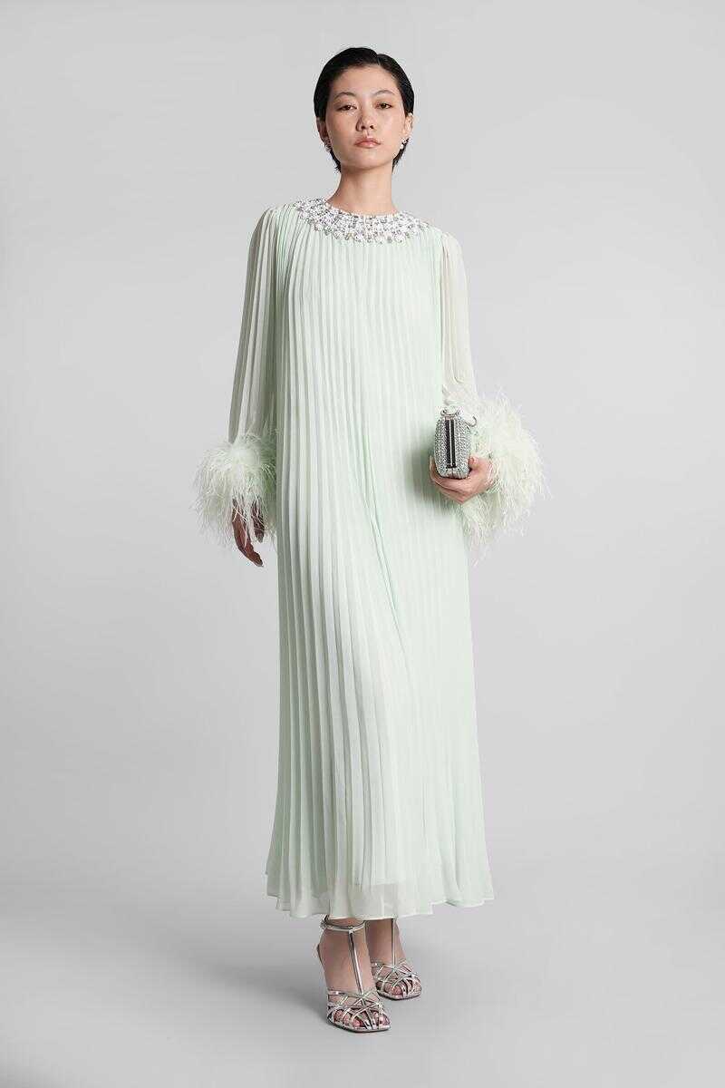 Rochii Self-Portrait Self-Portrait Long Dress GREEN Femei (BM 18563520) 2