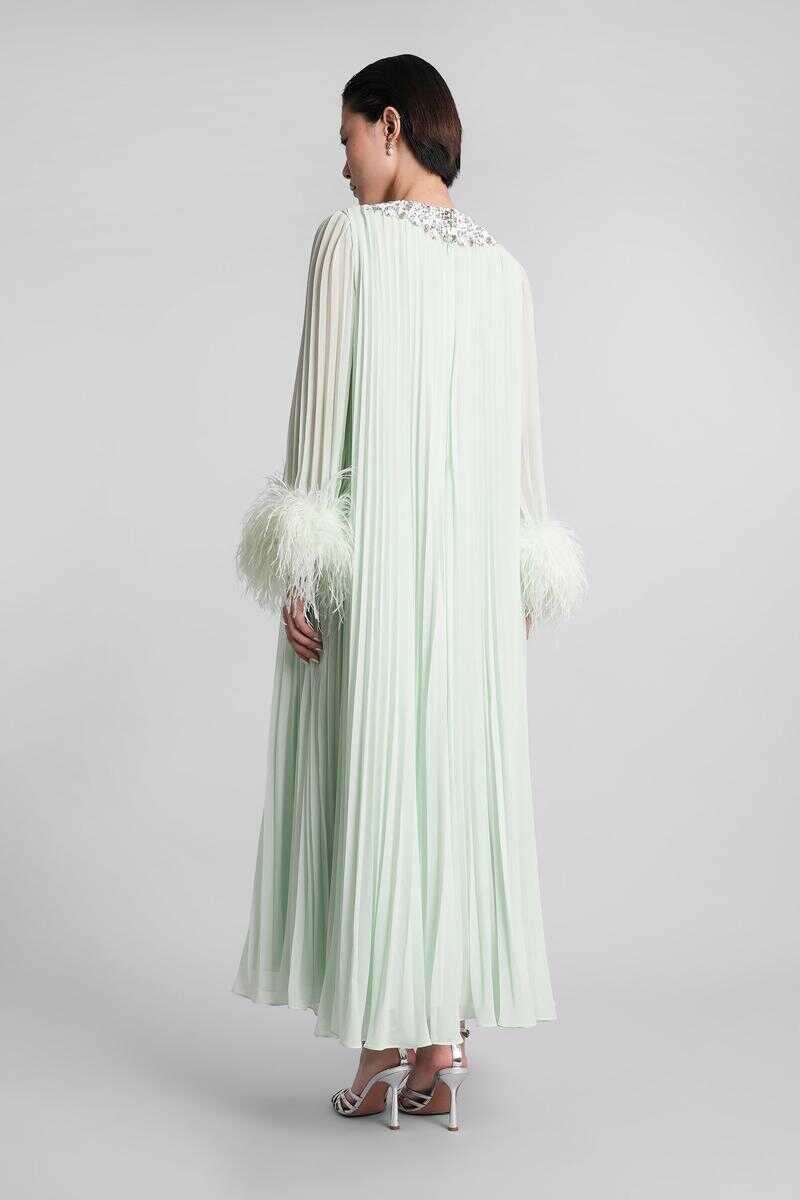 Rochii Self-Portrait Self-Portrait Long Dress GREEN Femei (BM 18563520) 3