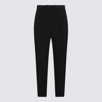 Pantaloni casual Alexander McQueen Dama - Pantaloni casual Alexander McQueen Alexander McQueen Black Viscose Blend Trousers Black Femei (BM 18563736) - B-mall.ro
