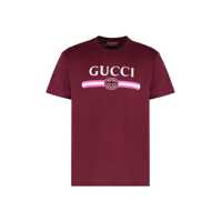 Tricouri Gucci Logo Cotton T-Shirt Barbati