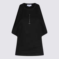 Topuri Alexander McQueen Black Cotton Top Femei