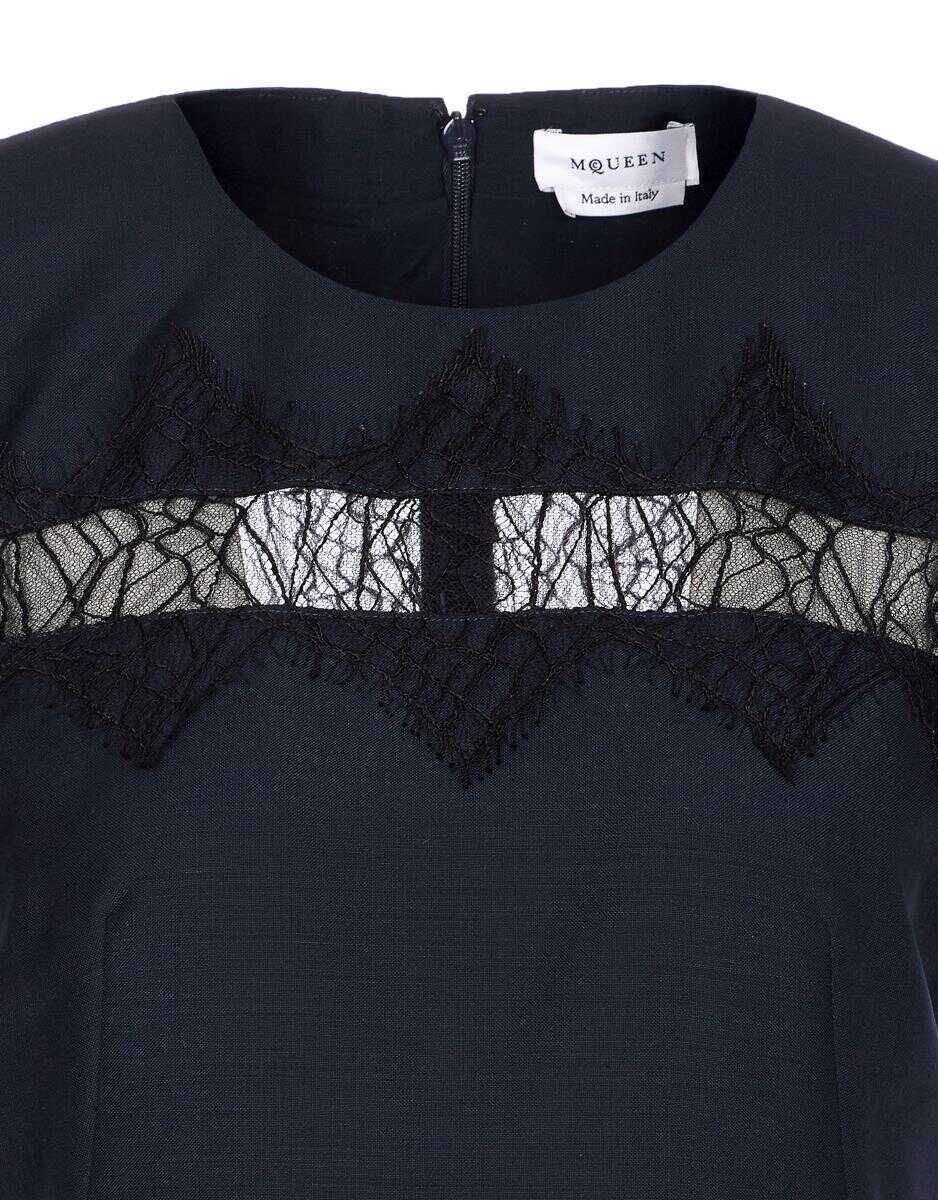 Rochii Alexander McQueen Alexander McQueen Dresses BLUE Femei (BM 18564513) 4