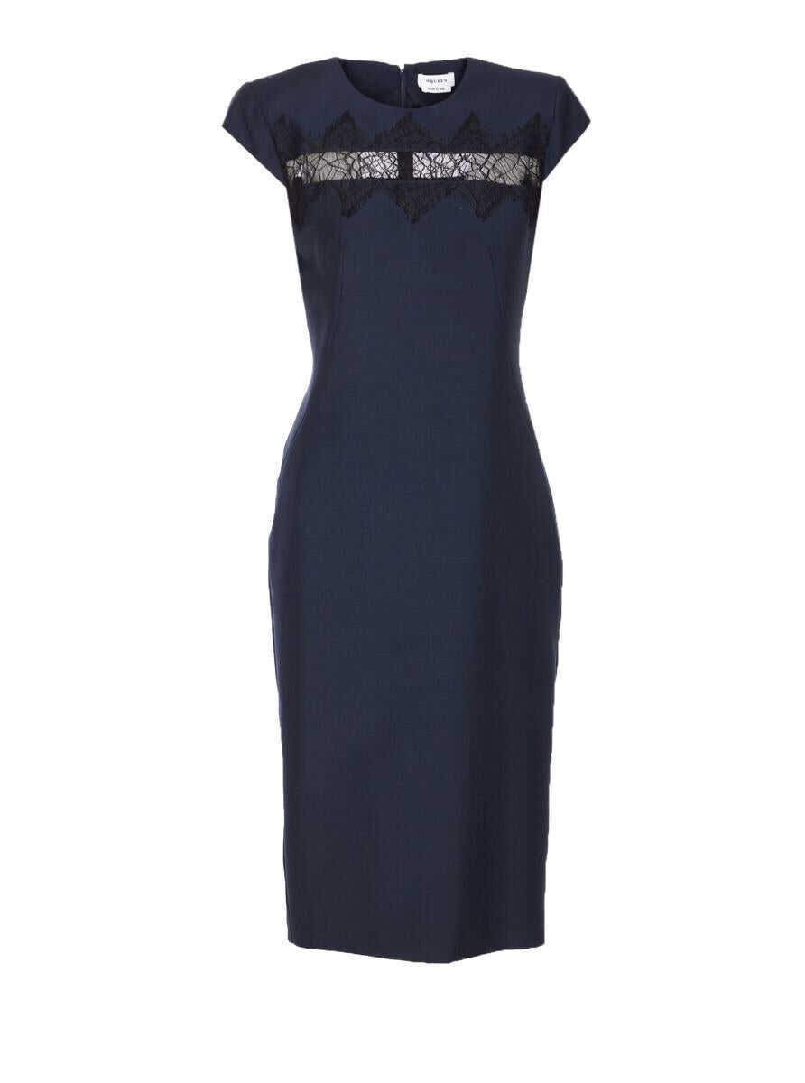 Rochii Alexander McQueen Alexander McQueen Dresses BLUE Femei (BM 18564513) 1