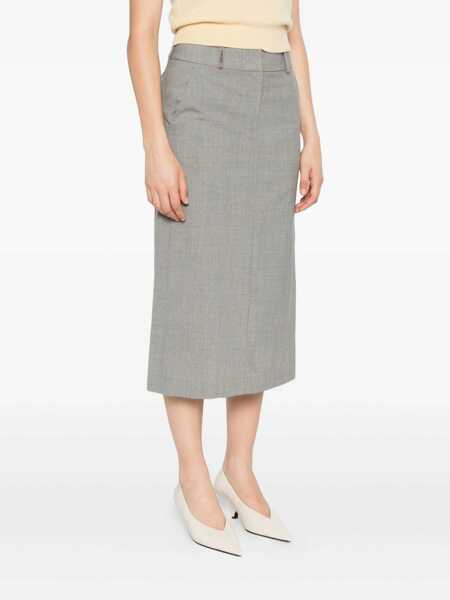 Fuste Peserico Peserico Skirts GREY Femei (BM 18564672) 3