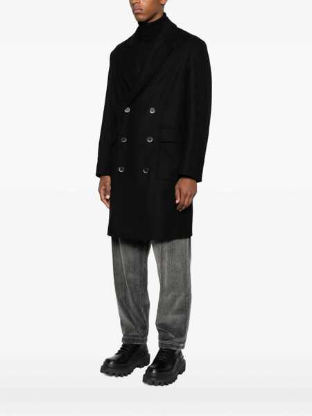 Paltoane BARENA Barena Coats Black Barbati (BM 18564933) 3