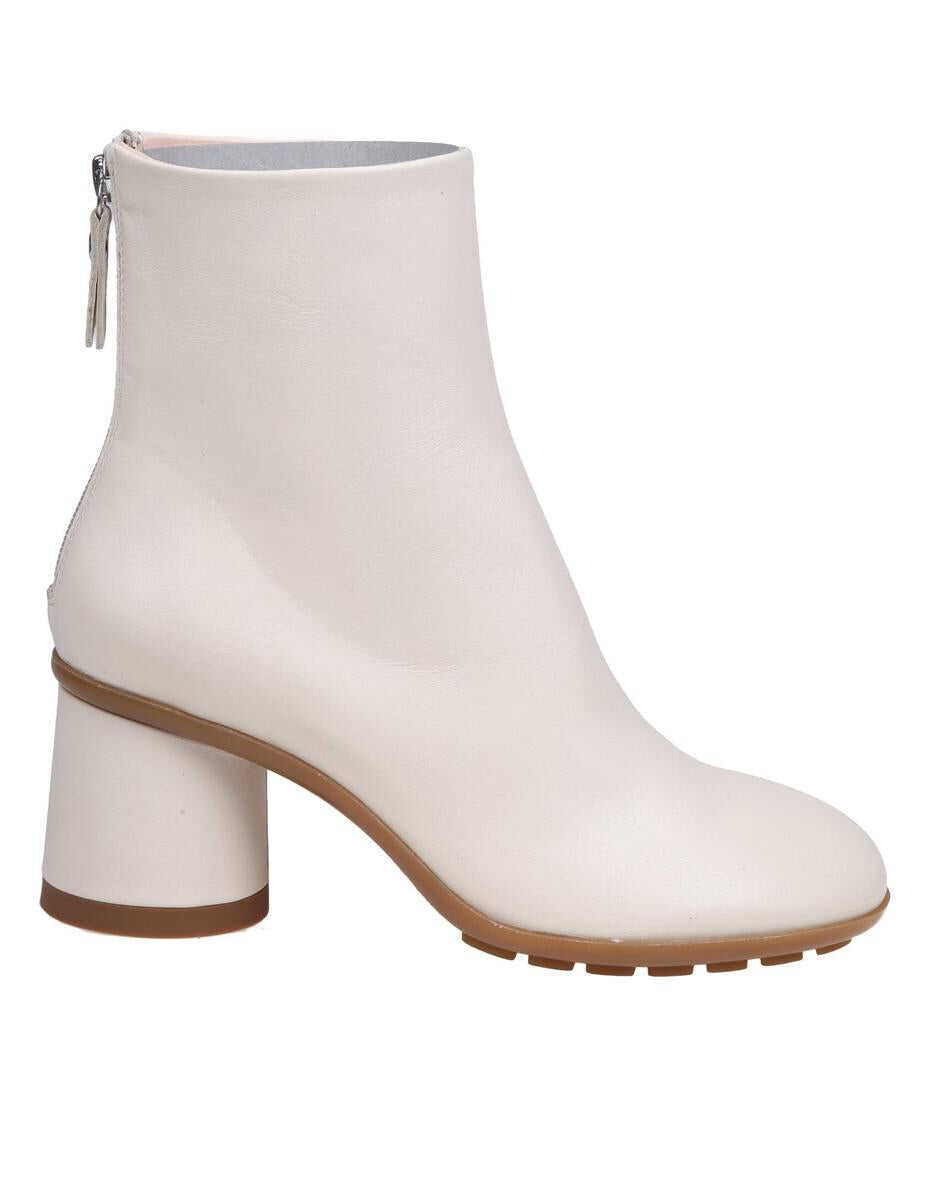 Bocanci AGL Agl Leather Ankle Boot Beige Femei (BM 18564945) 1