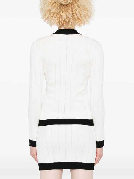 Pulovere Balmain Balmain Knitwear WHITE Femei (BM 18564984) 4