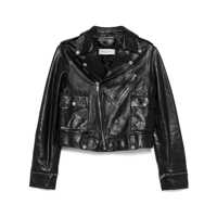 Geci biker Golden Goose Leather Biker Jacket Femei