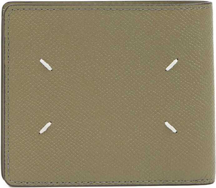 Portofele Maison Margiela Bi-Fold Four Stitches Wallet GREEN Barbati (BM 18565660) 2