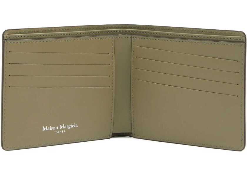 Portofele Maison Margiela Bi-Fold Four Stitches Wallet GREEN Barbati (BM 18565660) 3