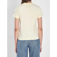 Imbracaminte Moncler Dama - Tricouri Moncler Beaded Logo T-Shirt WHITE Femei (BM 18565684) - B-mall.ro