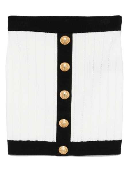 Fuste Balmain Balmain Skirts WHITE Femei (BM 18566751) 1