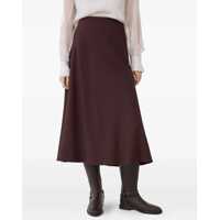 Imbracaminte Dama pagina 233 - Fuste Brunello Cucinelli Midi Skirt RED WINE Femei (BM 18566938) - B-mall.ro