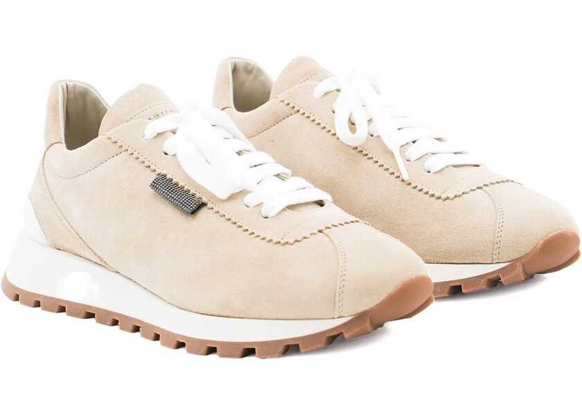 Sneakers Brunello Cucinelli Sneakers with iconic embellishments CLIMB Femei (BM 18566944) 2