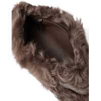 Genti de umar Brunello Cucinelli Dama - Genti de umar Brunello Cucinelli Fur Clutch Bag FANGO Femei (BM 18566959) - B-mall.ro
