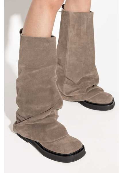 Cizme scurte THE ATTICO Combat Boot Robin BROWN Femei (BM 18567037) 2