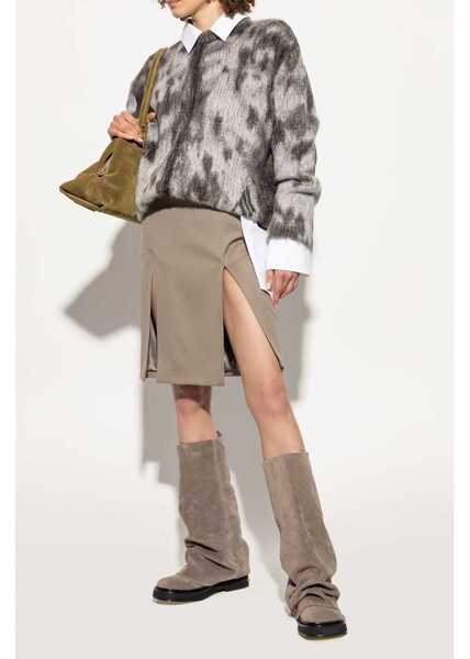 Cizme scurte THE ATTICO Combat Boot Robin BROWN Femei (BM 18567037) 3