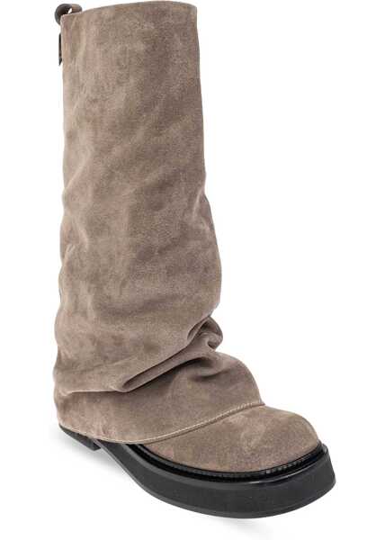 Cizme scurte THE ATTICO Combat Boot Robin BROWN Femei (BM 18567037) 4