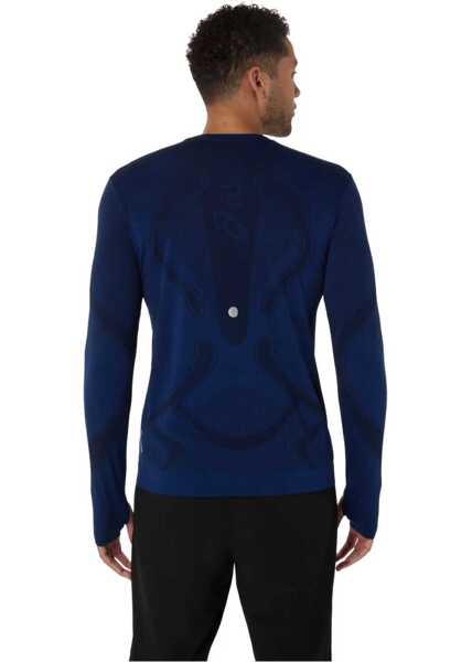 Bluze ASICS Road Seamless LS Top Navy Barbati (BM 18567091) 2